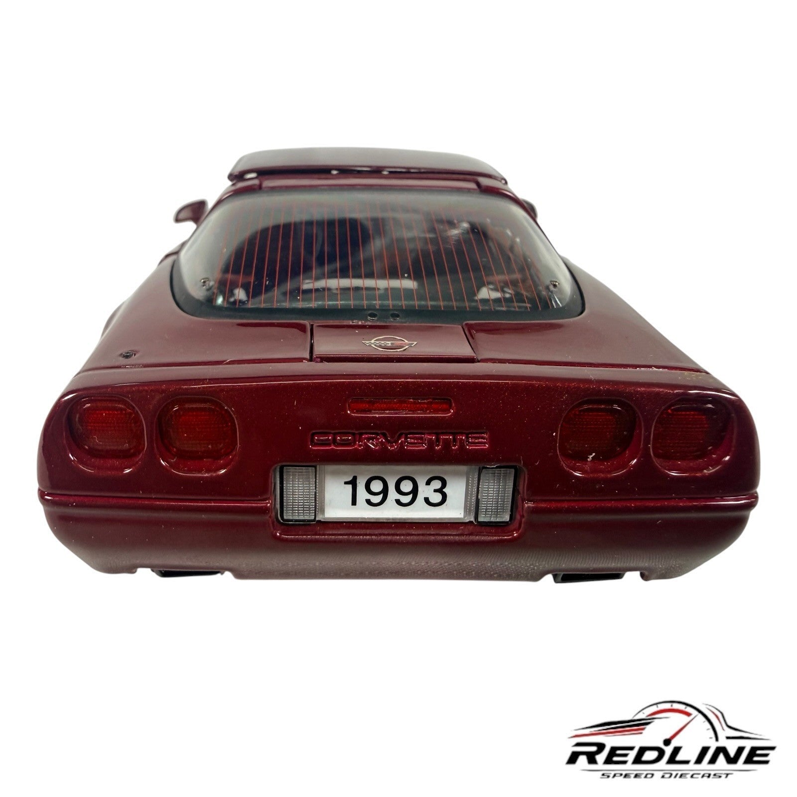🇺🇸🇺🇸Danbury Mint Limited Edition 1993 Corvette Coupe Red 1:24🇺🇸🇺🇸