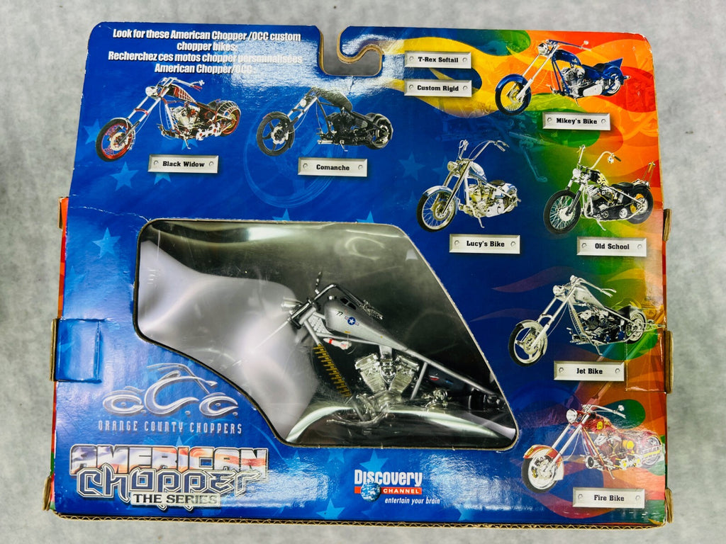 🦅🦅🦅🦅2004 Joy Ride American Chopper Series JET BIKE 1/18🦅🦅🦅🦅