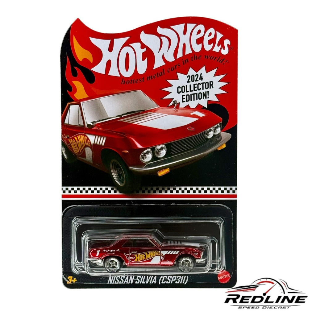 🎌Hot Wheels 2024 Collectors Edition Nissan Silvia CSP311 Red H22🎌