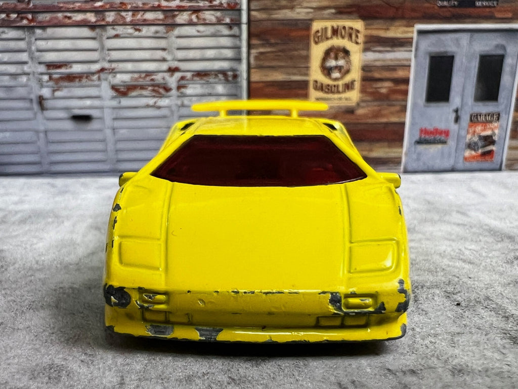 🇮🇹🇮🇹Vintage 1990 Ultra Hot Wheels Yellow Lamborghini Diablo C12🇮🇹🇮🇹