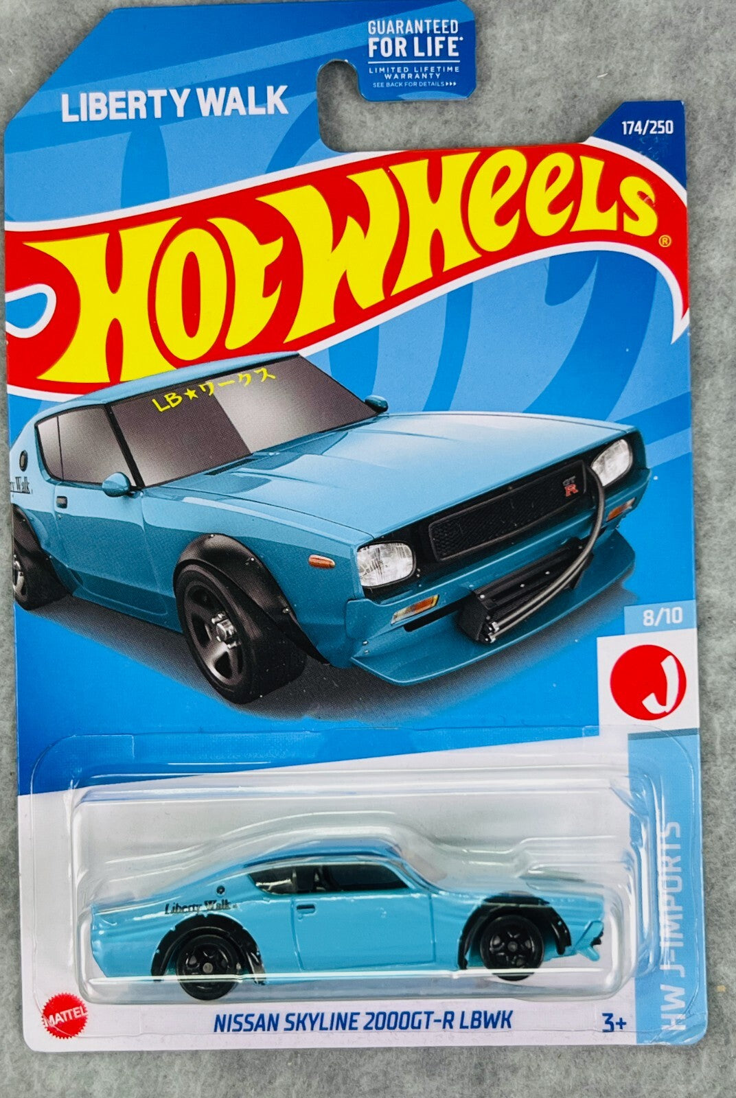 🎌🎌🎌Hot Wheels Nissan Skyline 2000GT-R LBWK 8/10 J-Imports H25🎌🎌🎌