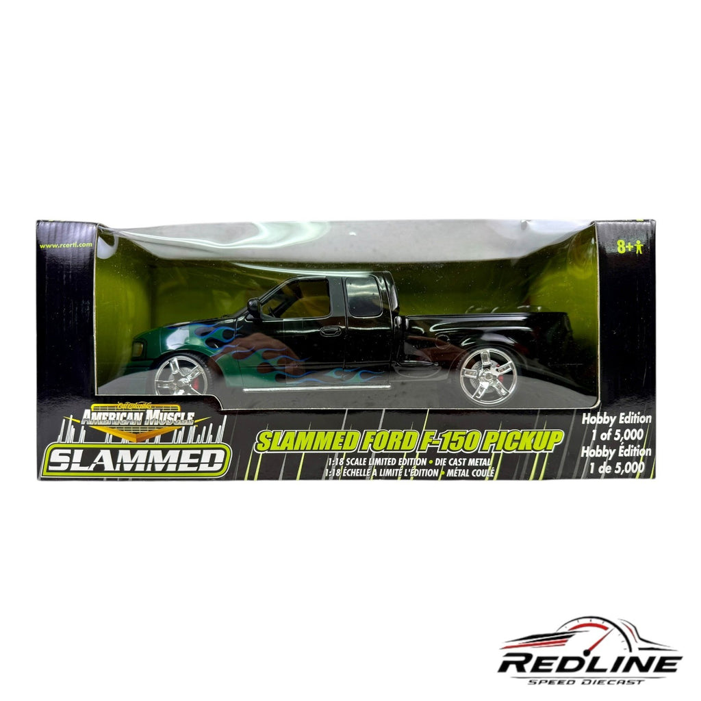 🇺🇸🇺🇸Ertl American Muscle Slammed Ford F-150 Pickup 1:18 LN🇺🇸🇺🇸