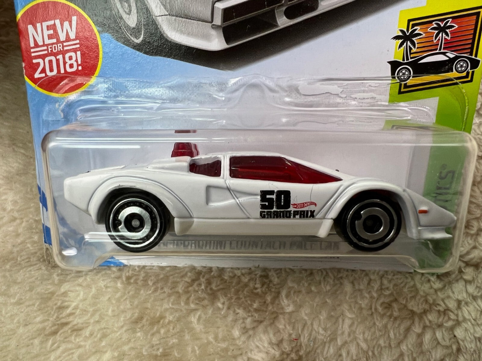 🇮🇹Hot Wheels HW Exotics Lamborghini Countach Pace Car White 217/365 HW19🇮🇹