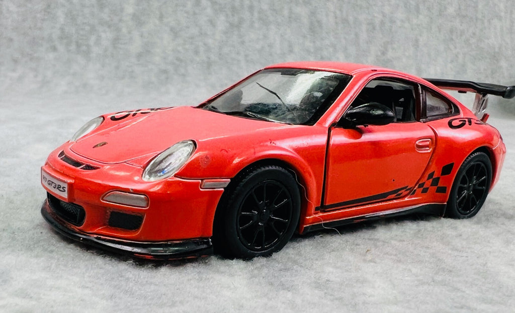 Kinsmart 2010 Porsche 911 GT3 RS, Pull Back Tested Working, COMB SHIP $1