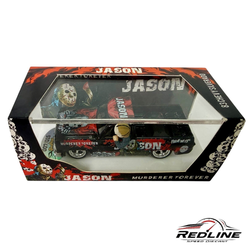 🇺🇸Hotwheels Custom '83 Chevy Silverado Friday The 13th Jason 1:64 H1🇺🇸