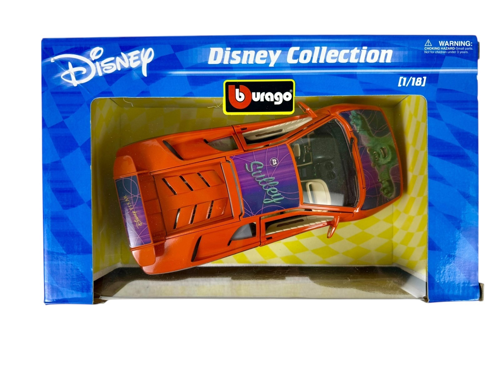 🇮🇹Bburago Disney Collection Monsters Inc Sulley Lamborghini Diablo 1:18 B3🇮🇹