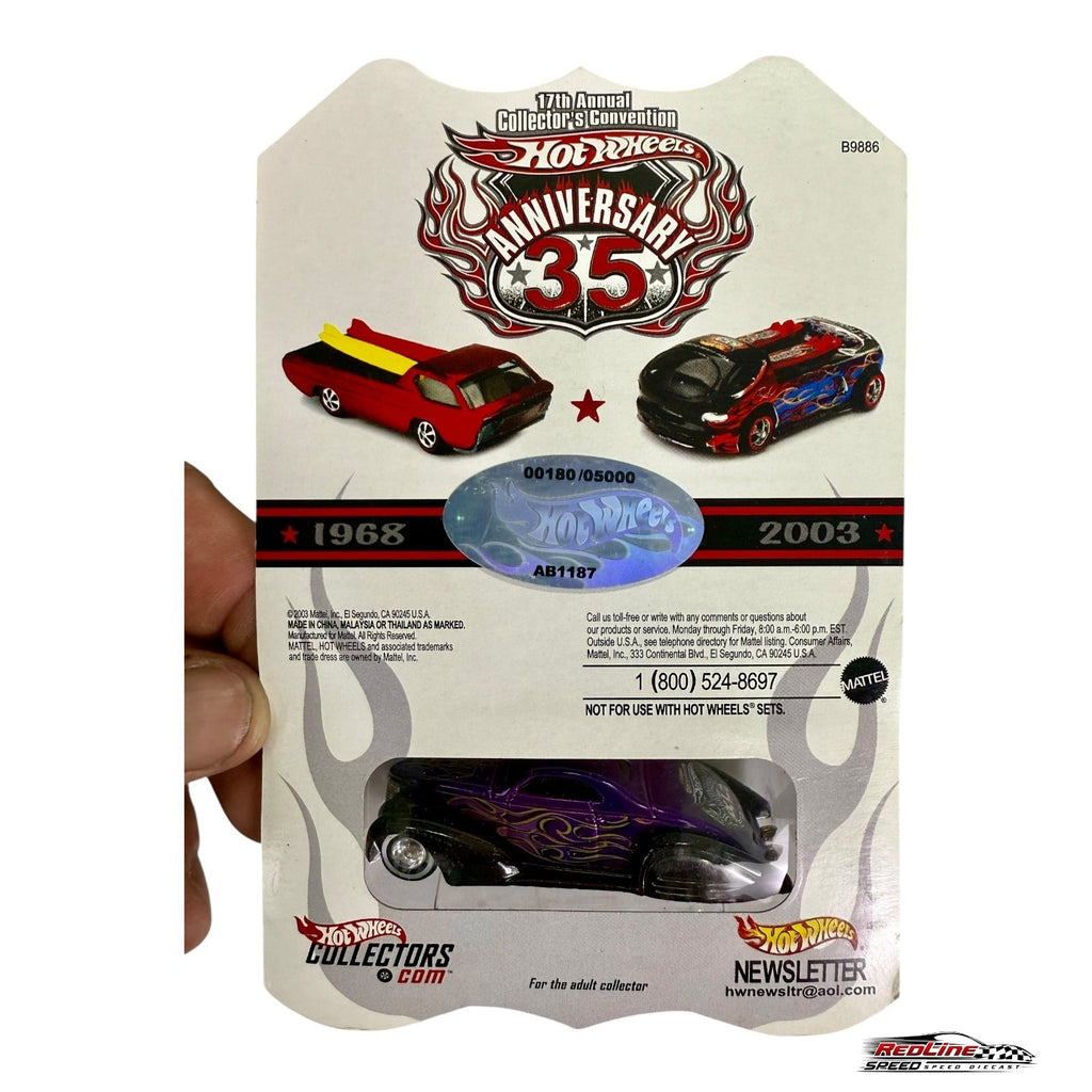 🇺🇸Hot Wheels  17th Annual Collectors Convention Swoop Coupe 180/5000 H28🇺🇸