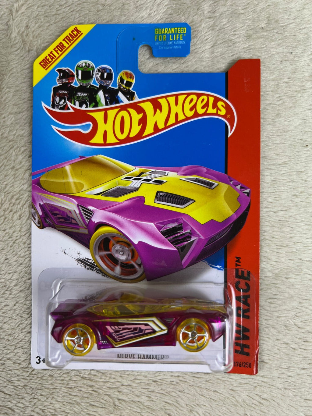 🔥🔥🔥🔥Hotwheels Nerve Hammer  HW Race X-Raycers Violet HW12🔥🔥🔥🔥