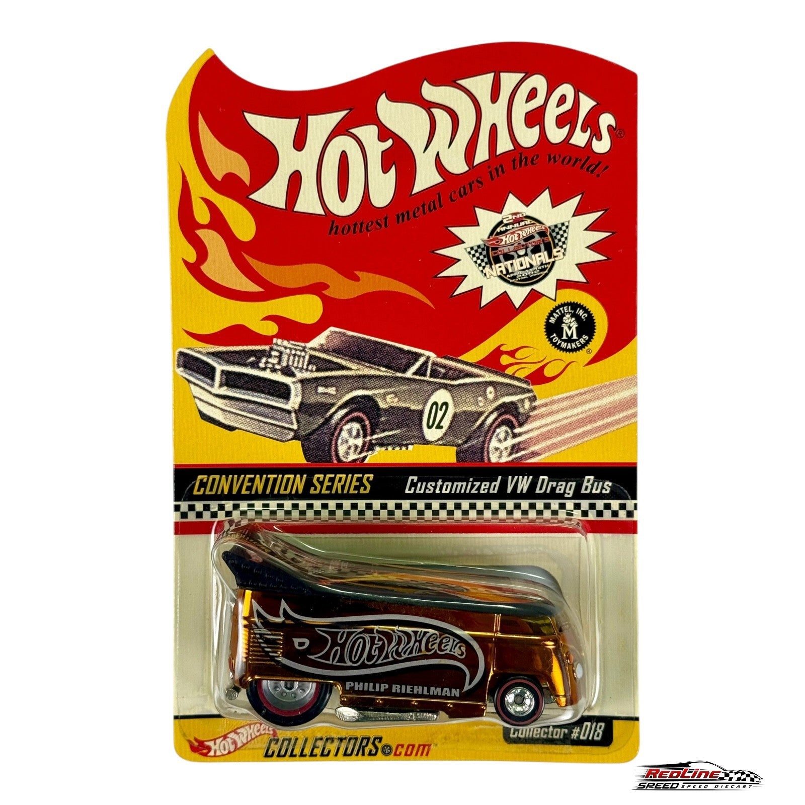 🇩🇪Hot Wheels Customized VW Drag Bus 2nd Annual Collectors Nationals H28🇩🇪