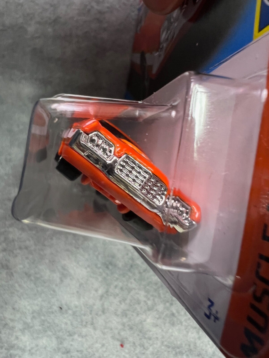 🔥🔥🔥Hot Wheels  Orange '72 Ford Gran Torino Sport Muscle Mania H24🔥🔥🔥