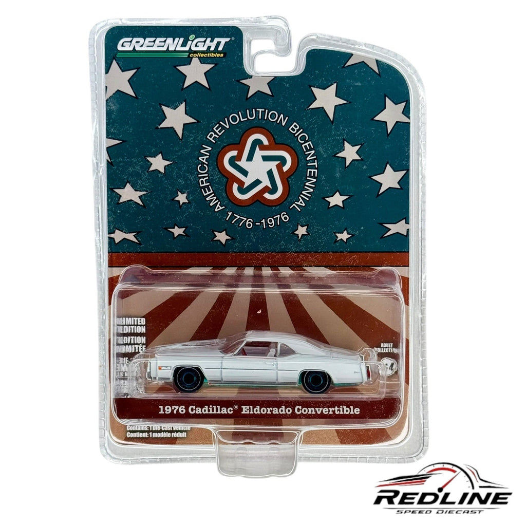 🇺🇸Greenlight  1976 Cadillac Eldorado Convertible Bicentennial Edition H14🇺🇸