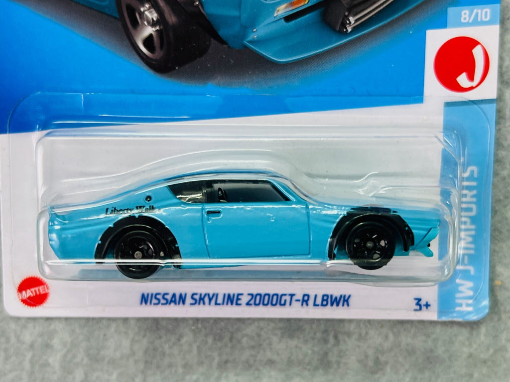 🎌🎌🎌Hot Wheels Nissan Skyline 2000GT-R LBWK 8/10 J-Imports H25🎌🎌🎌