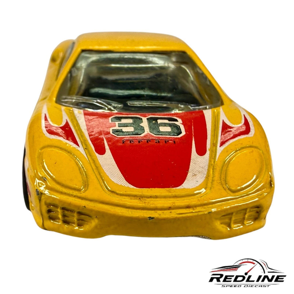 🇮🇹🇮🇹Hot Wheels Ferrari Racer Ferrari 360 MODENA Yellow LOOSE C5🇮🇹🇮🇹