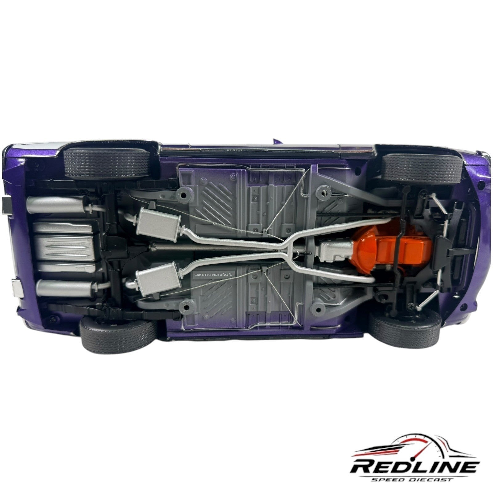 🦅🦅ACME 1971 Plymouth Barracuda 383 Purple White 1:18 C1`🦅🦅