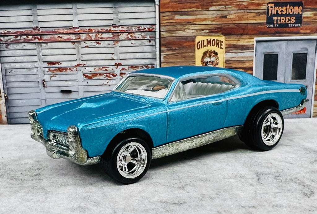 🇺🇸🇺🇸2005 Hot Wheels Holiday Rods 1967 Pontiac GTO Satin Blue C23🇺🇸🇺🇸