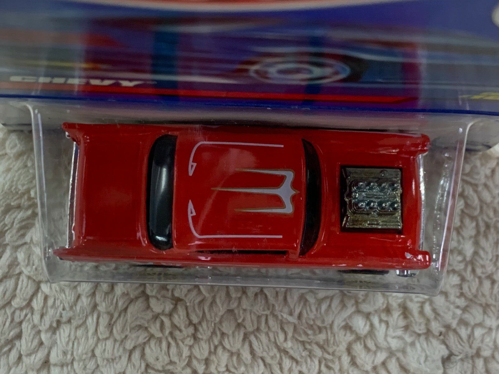 **Vintage 1976 Hot Wheels - Red ‘57 Chevy “Custom Rod” NIP #1077 year 1998 HW05*