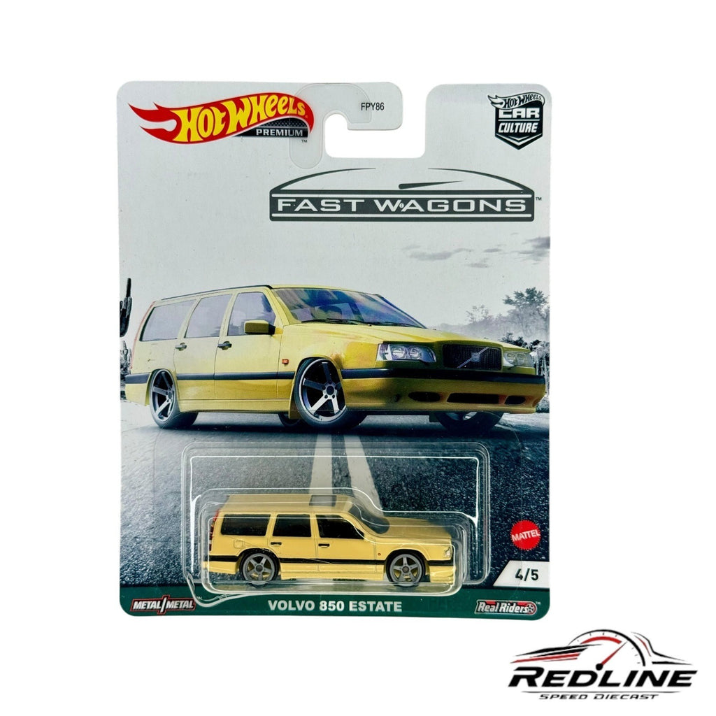 🇸🇪Hot WheelsCar Culture Volvo 850 Estate Fast Wagons BLISTER CRACKED H17🇸🇪