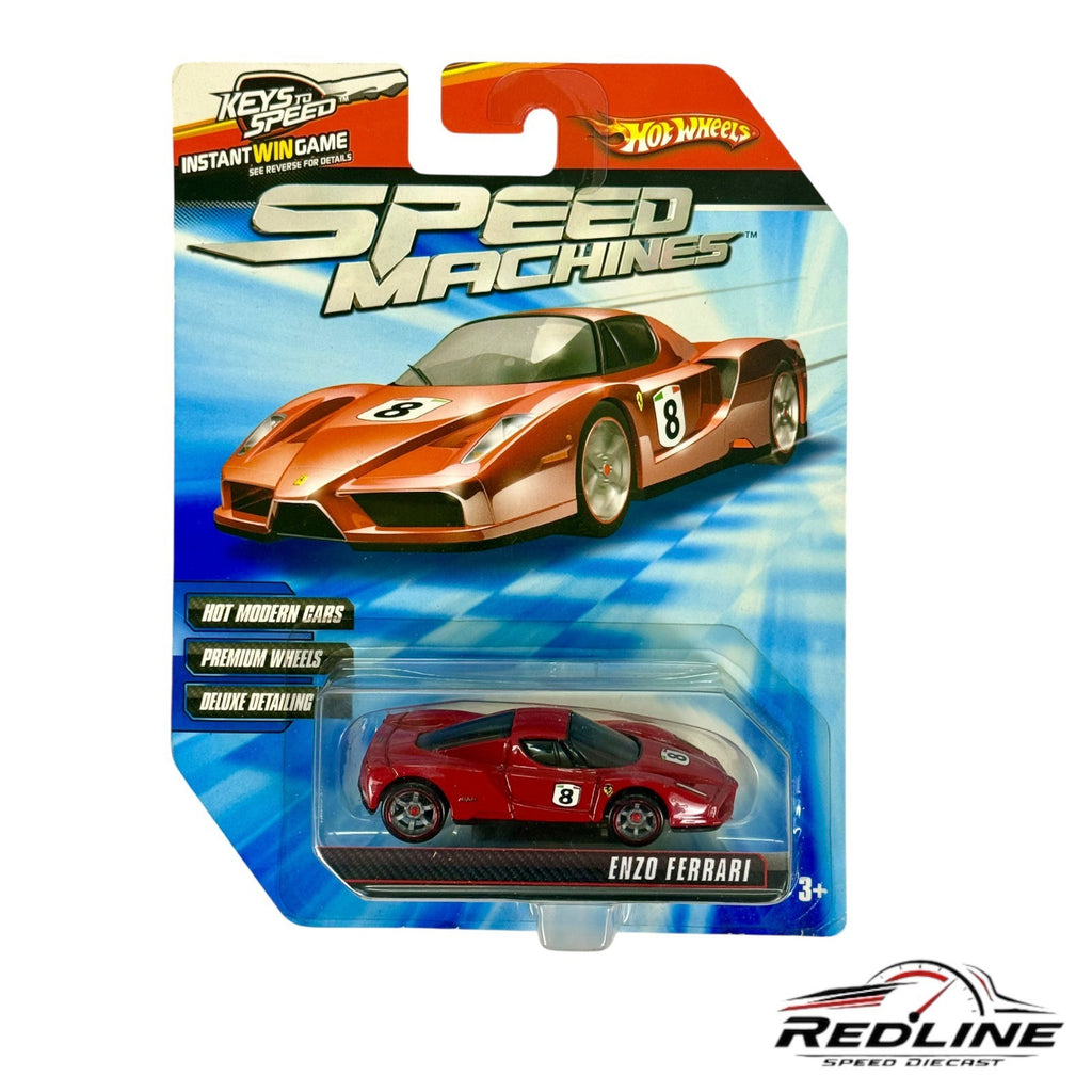 🇮🇹🇮🇹Hot Wheels Keys to Speed Machines Enzo Ferrari Red 1:64🇮🇹🇮🇹