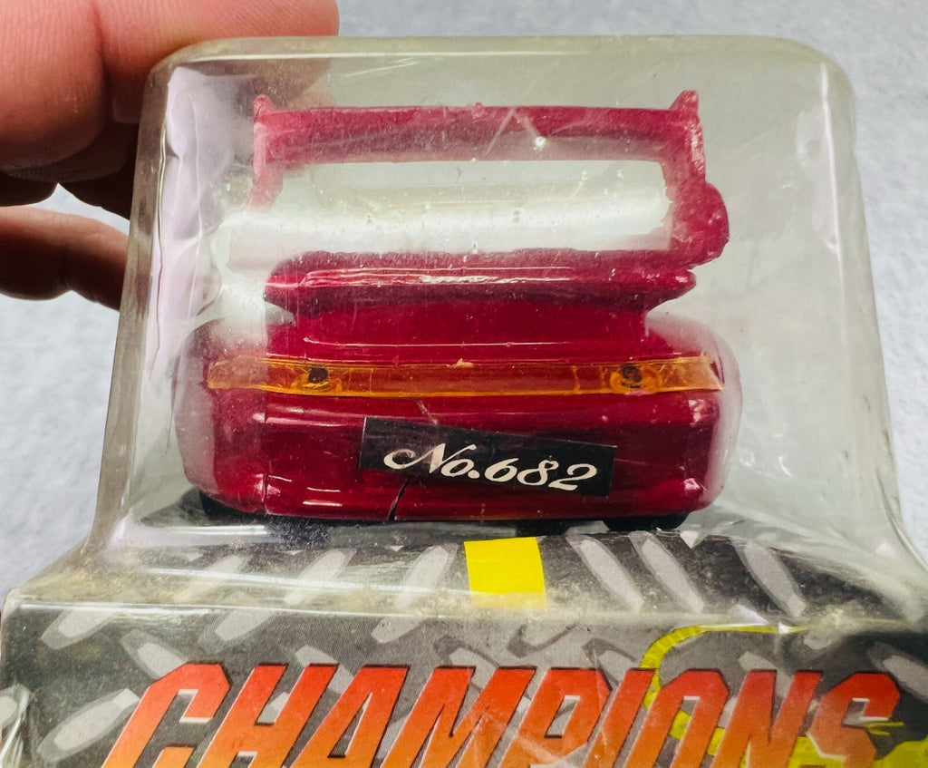 🔥🔥🔥🔥Fast Track Friction Power Car Porse Red and Grey 8"🔥🔥🔥🔥