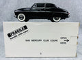 🇺🇸🇺🇸Danbury Mint 1949 Mercury Club Coupe Diecast 1:24 Black🇺🇸🇺🇸