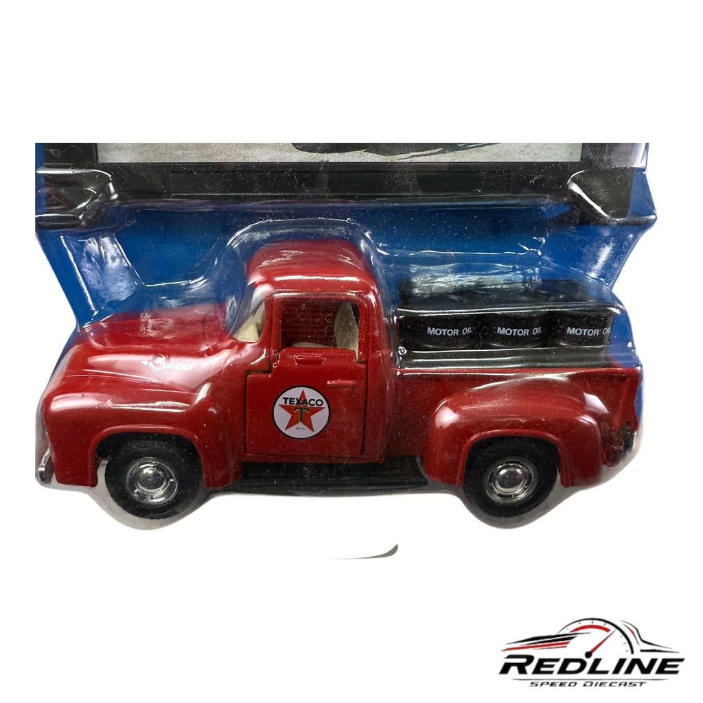 Road Champs 1:43 Classic Scenes Texaco Gas Red 1956 Ford F-100 Pickup Truck A3