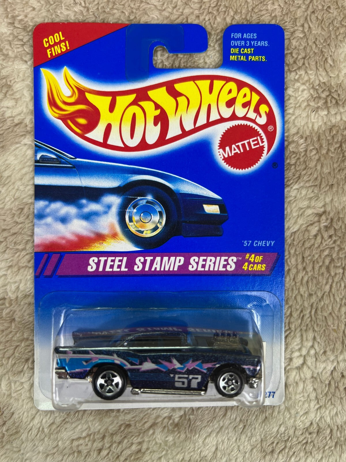🔥🔥🔥Hot Wheels '57 Chevy Steel Stamp Series 1:64 Scale Diecast Car HW18🔥🔥🔥