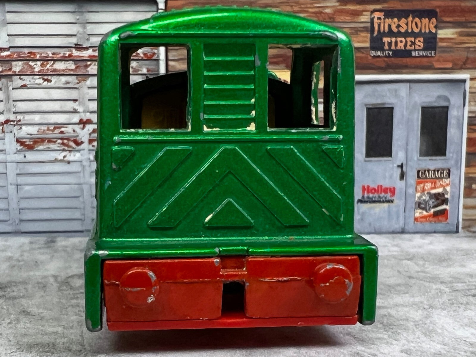 🔥🔥Matchbox Superfast Lesney 1978 Green Shunter D-1496-RF Made in England C1🔥