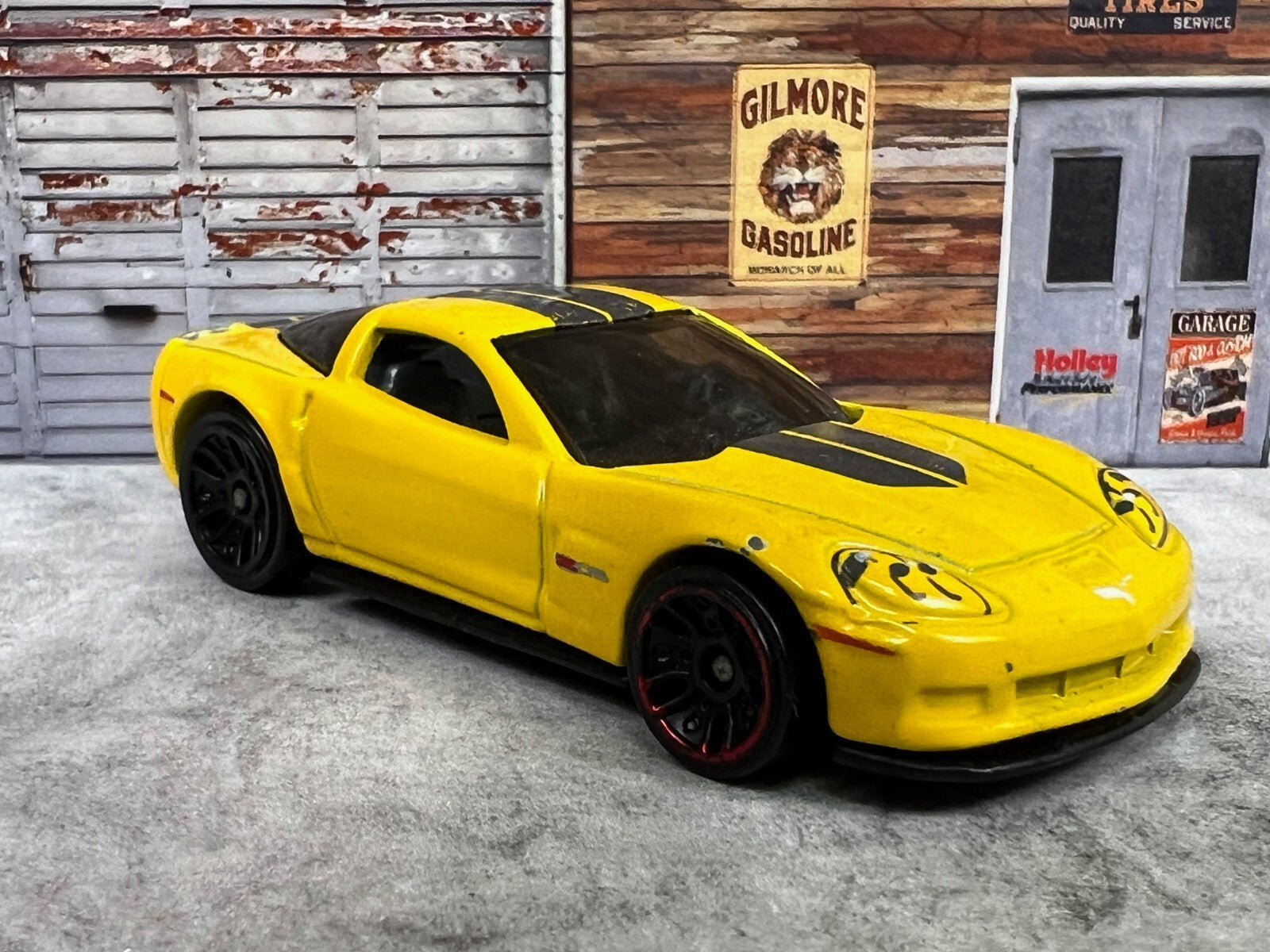 🇺🇸🇺🇸Hot Wheels 2012 Chevrolet Corvette Z06 Yellow 1:64 Diecast C16🇺🇸🇺🇸