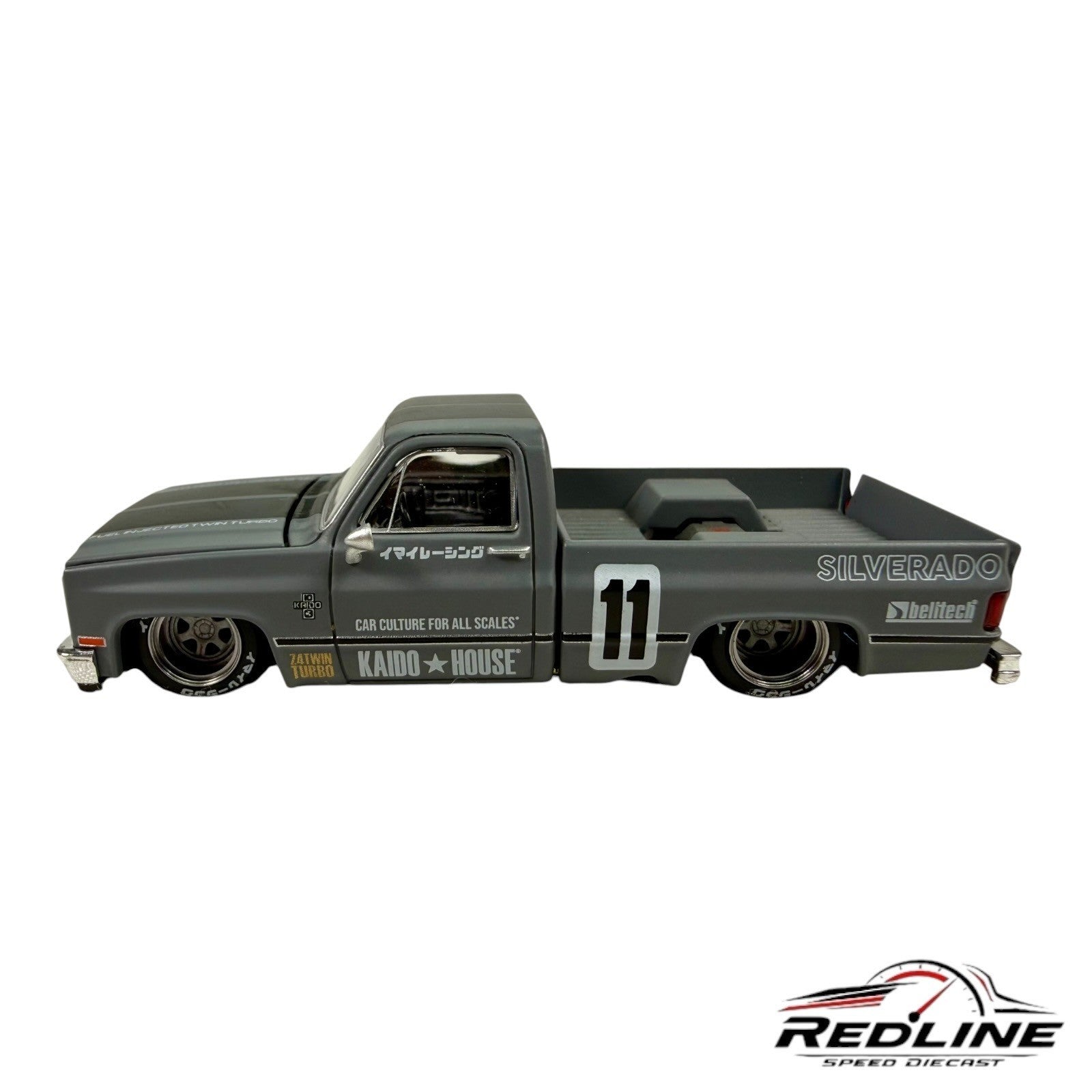 🇺🇸Kaido House Chevrolet Silverado Kaido V2 KHMG160 Opened 1:64🇺🇸
