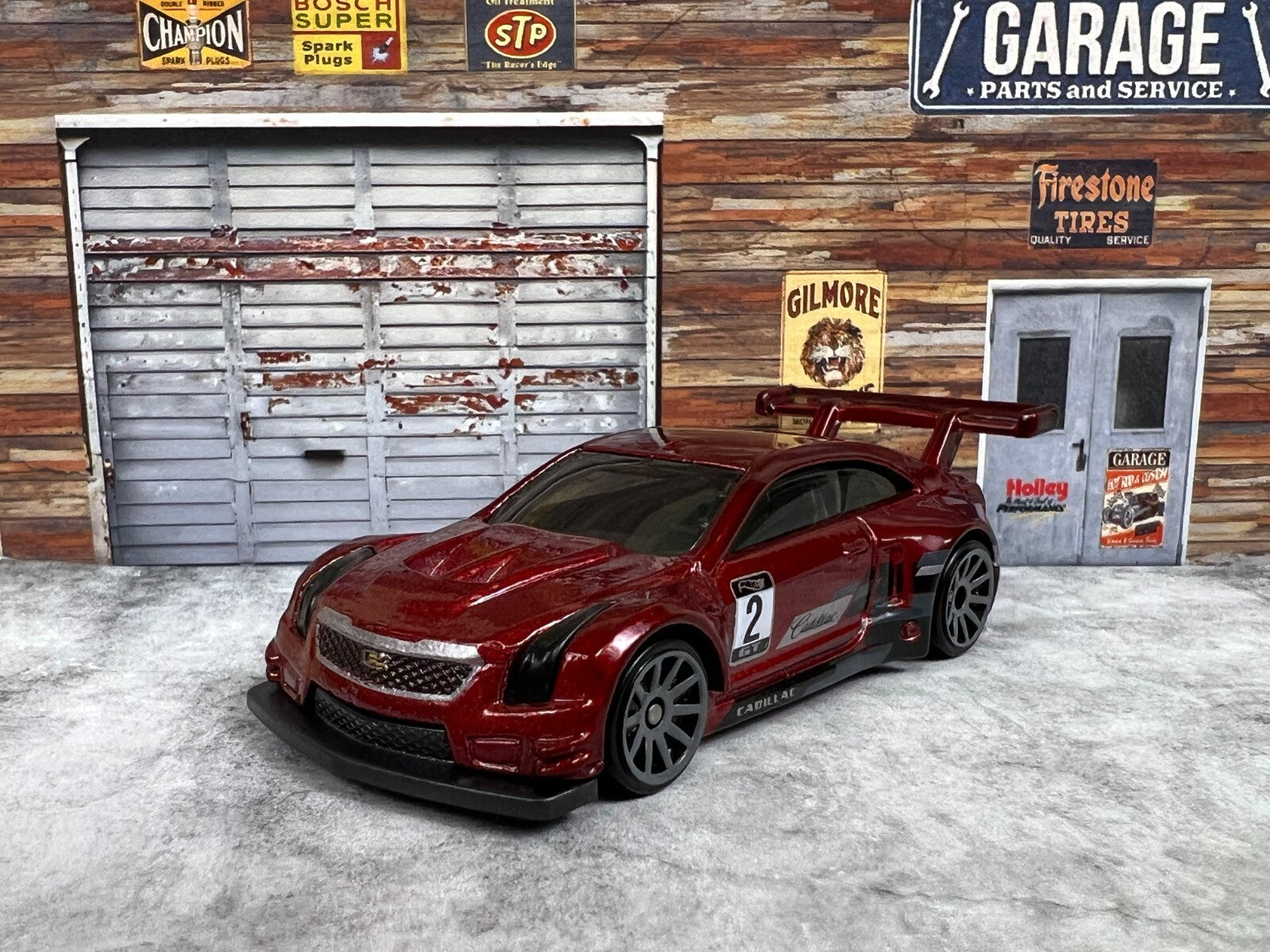 🇺🇸🇺🇸🇺🇸🇺🇸Hot Wheels '16 Cadillac ATS-V R Metal Red C8🇺🇸🇺🇸🇺🇸🇺🇸