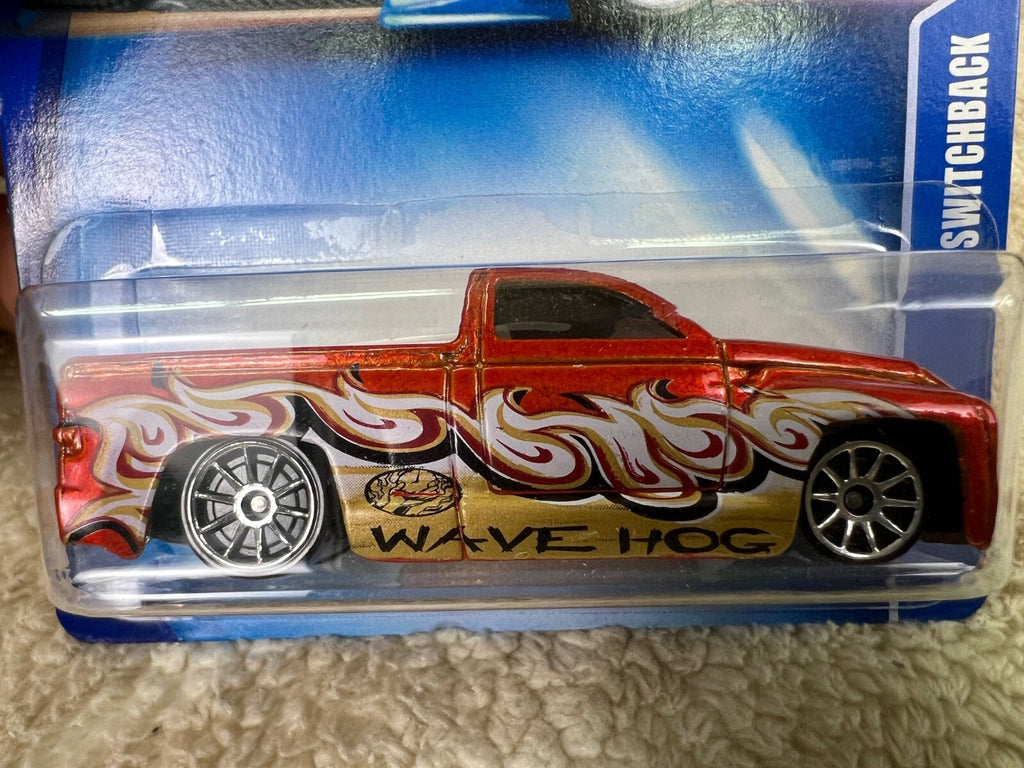 🔥🔥🔥Hot Wheels 2003 Switchback Wave Hog Red Flame Truck Surf Boards HW18🔥🔥🔥