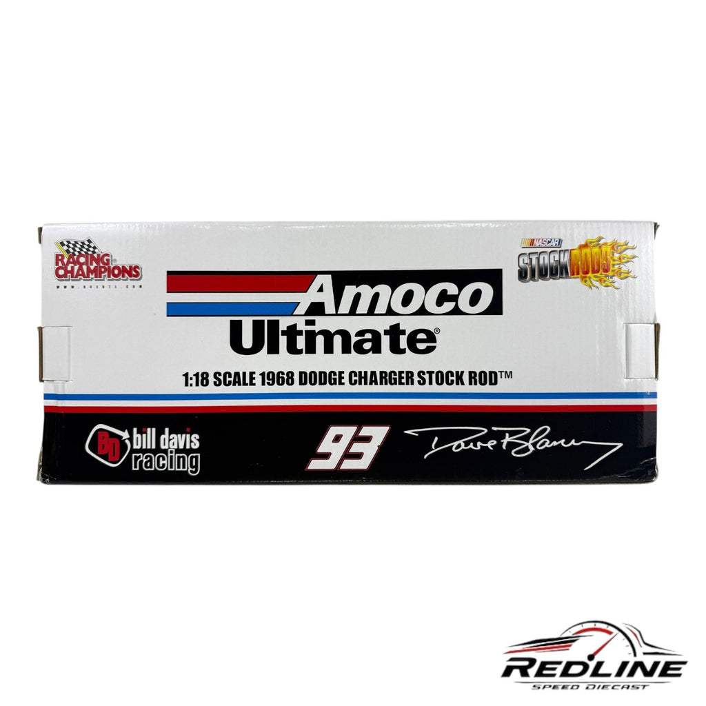 🇺🇸RACING CHAMPIONS Amoco 1968 Dodge Charger Stock Rod 1:18 B3🇺🇸