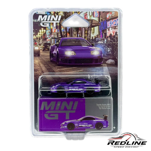 Mini GT 1067 Toyota Supra (A80) Top Secret GT-300 Top Secret Purple