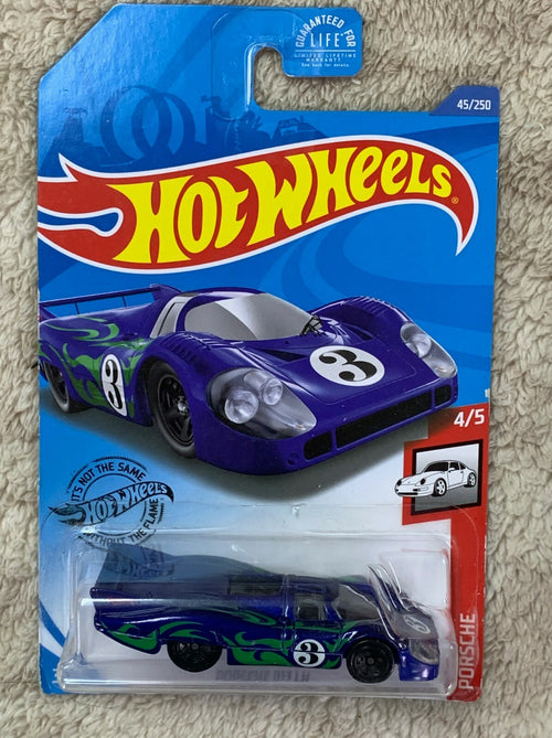Hot Wheels 2020 HW Porsche 4/5 PORSCHE 917 LH 45/250 BLUE GREEN Race Car Toy HW3