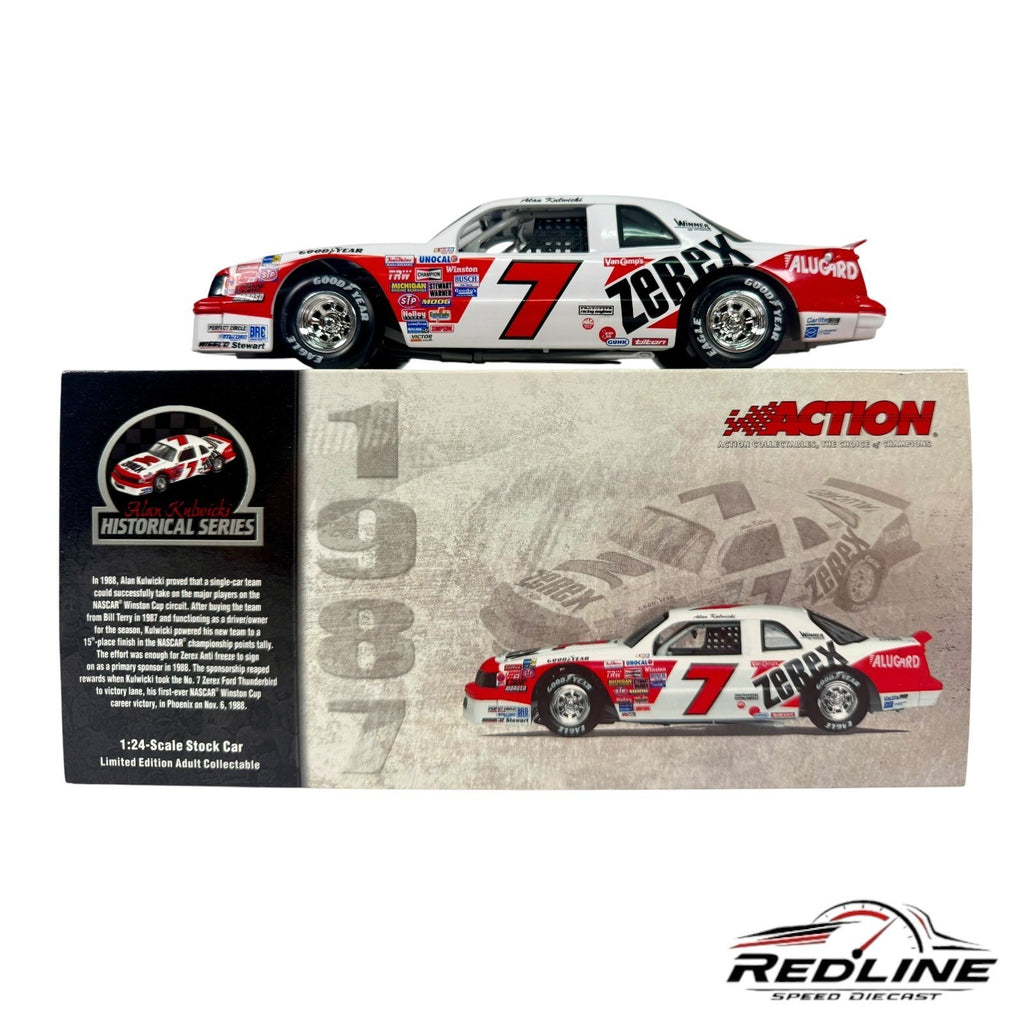 🏁Action Historical Series 1987 Thunderbird Alan Kulwicki 1:24 D1🏁