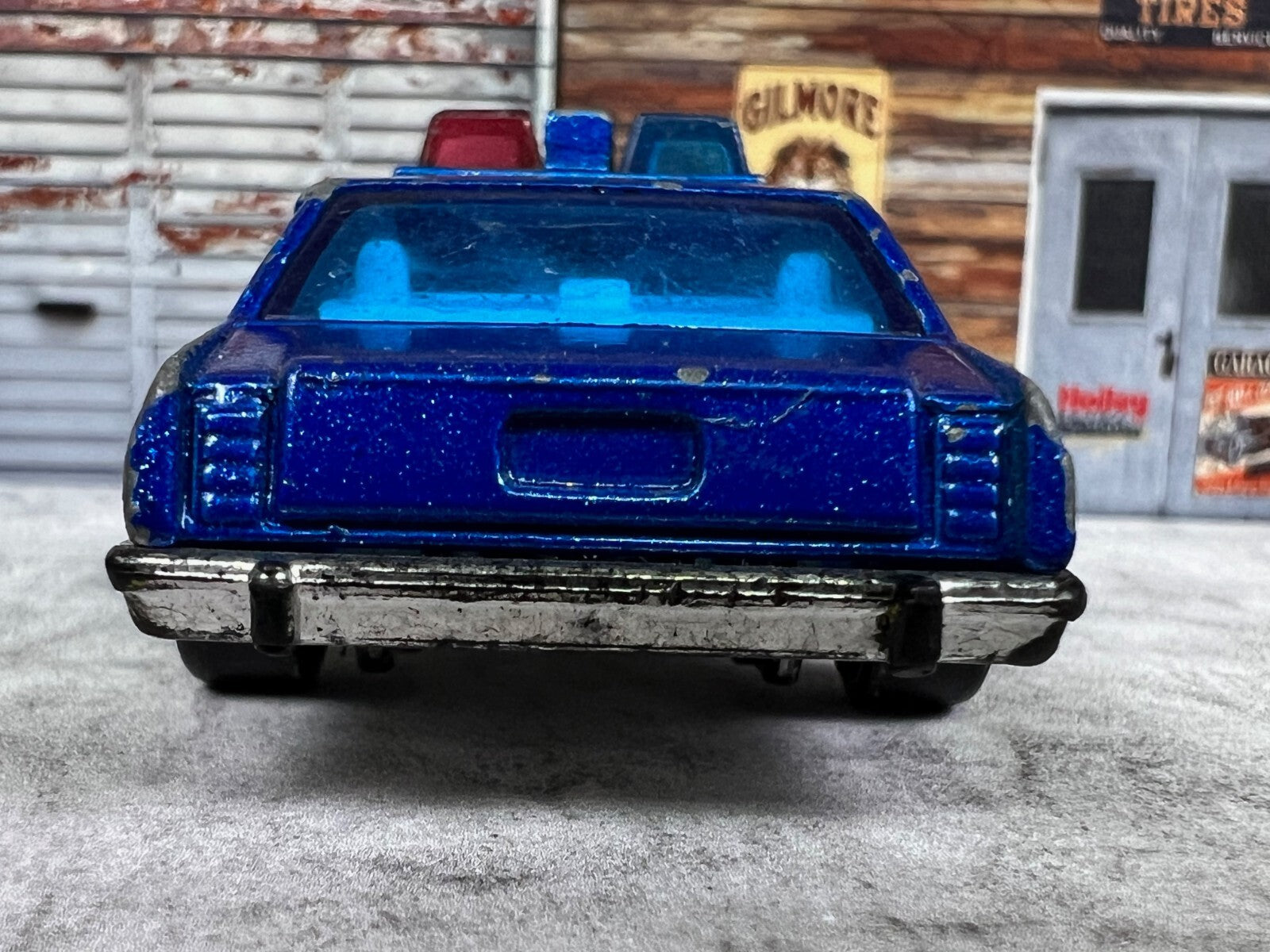 🔥🔥🔥Vintage 1987 Matchbox Ford LTD Blue State Police Car C1🔥🔥🔥