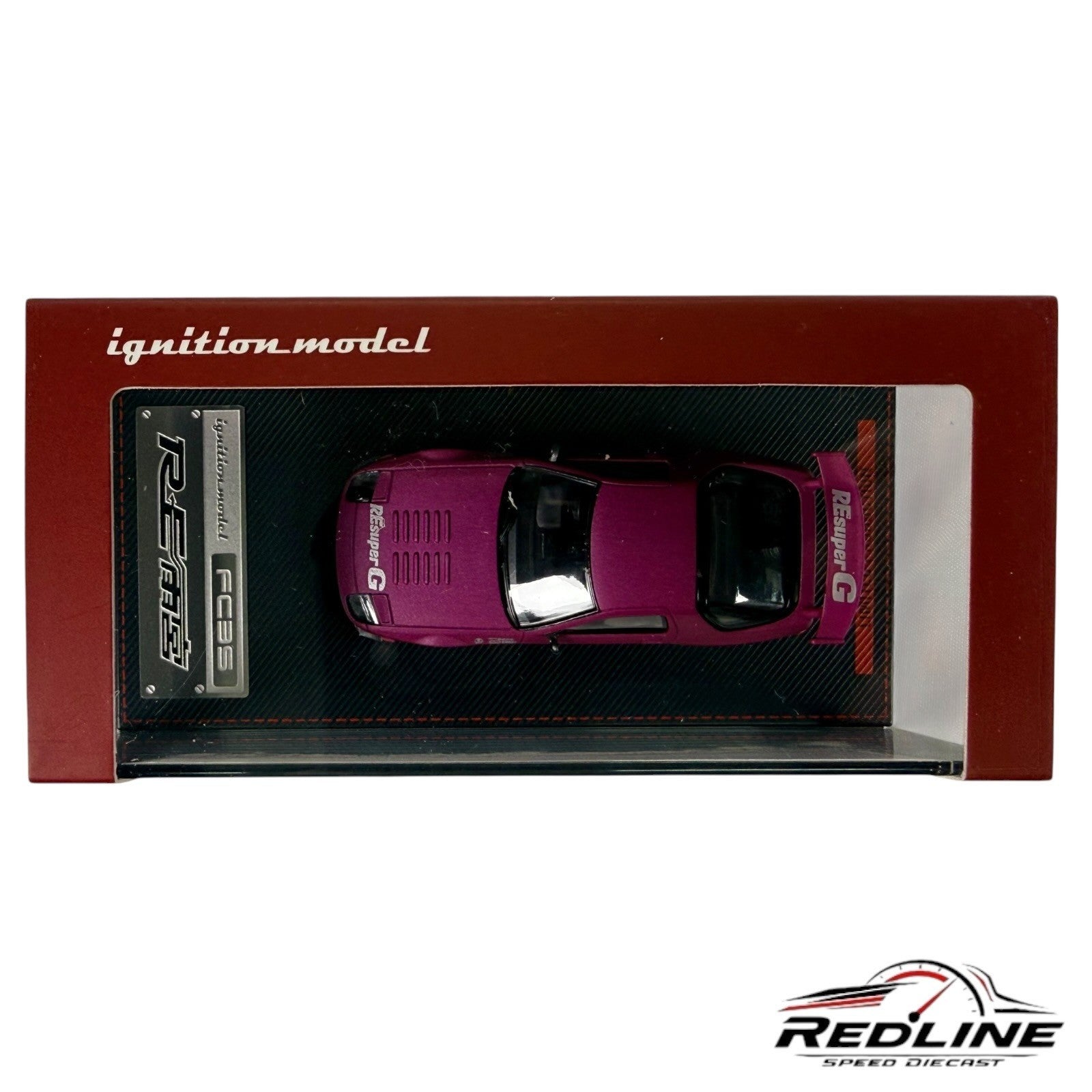 🎌Ignition Model 1: Mazda RX-7 FC3S RE Amemiya Matte Purple Metallic H36🎌