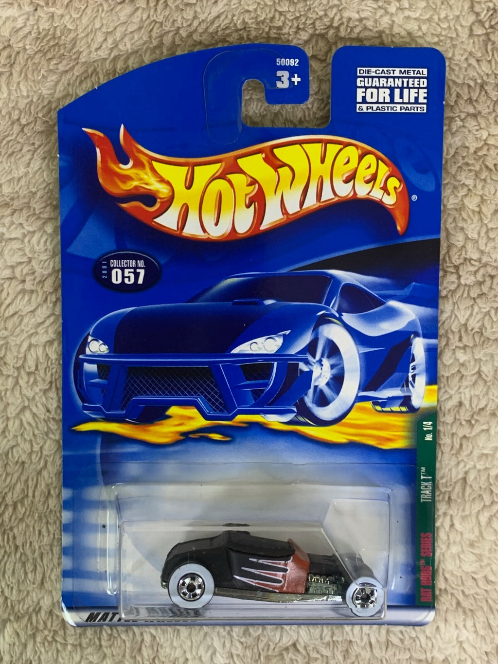 🔥2001 Hot Wheels #059 Rat Rods Series 3/4 PHAETON Brown w/White Wall Tires H7🔥