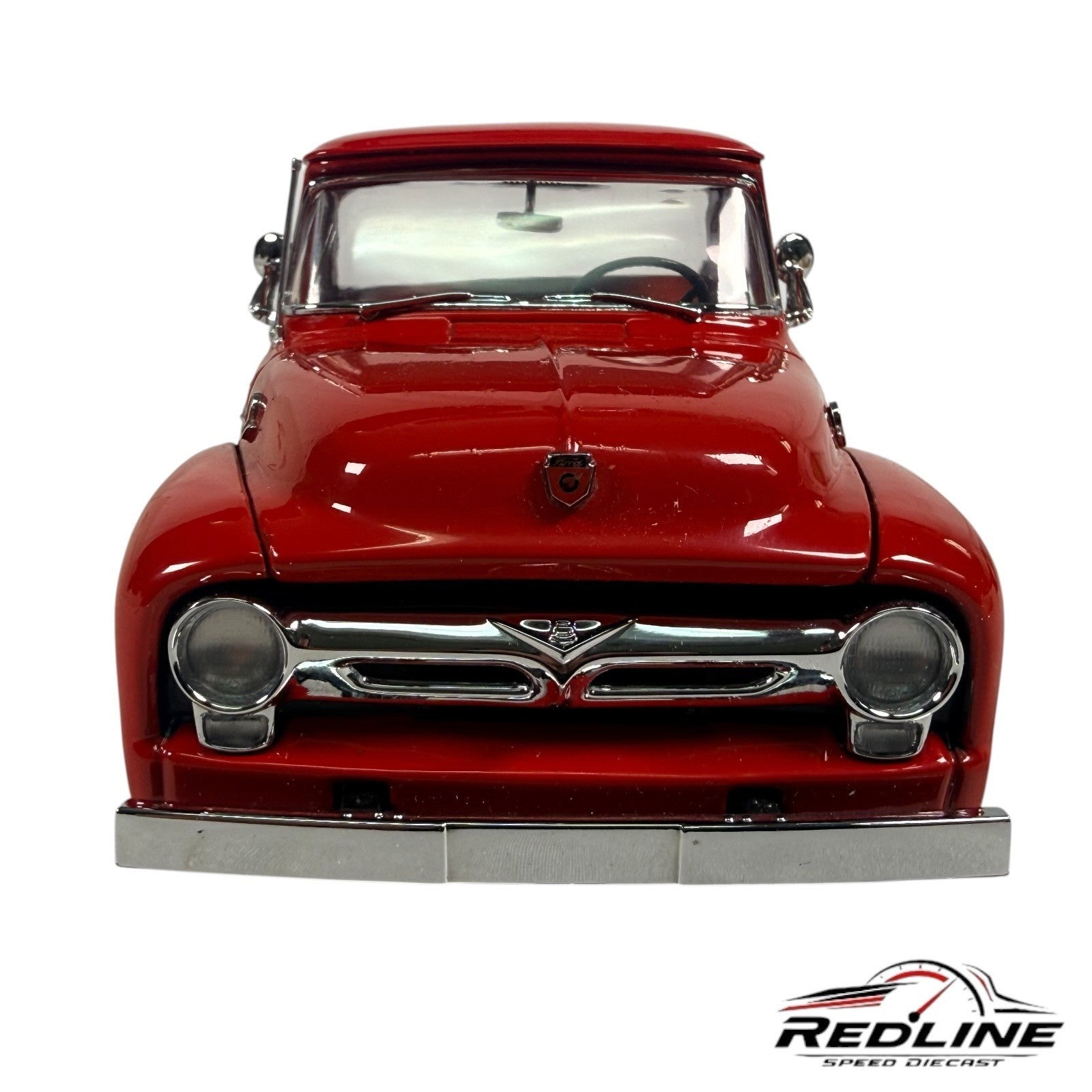 🇺🇸Danbury Mint 1956 Ford F-100 Pickup Red 1:24 C2🇺🇸