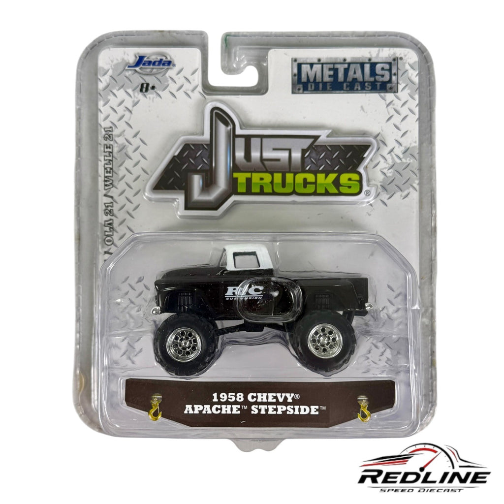 🔥JADA TOYS JUST TRUCKS 1958 Chevy Apache Stepside Pickup 1:64 H26🔥