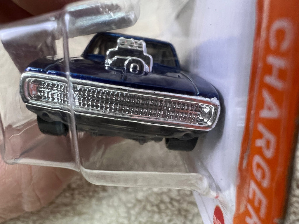 🔥🇺🇸 Hot Wheels ID CHASE '70 Dodge Charger R/T Blue HEMI 426 #8/8 HW14🇺🇸🔥