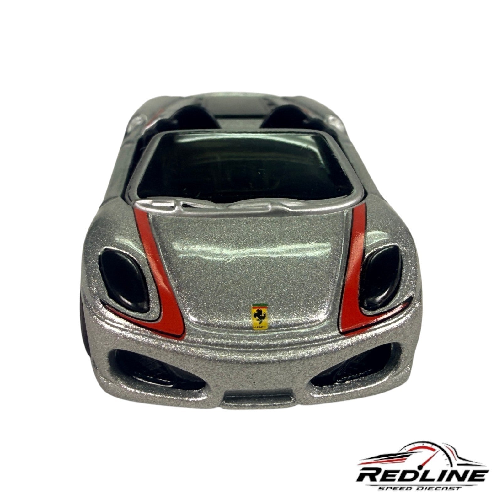 🇮🇹Hot Wheels Ferrari Racer Ferrari F430 Spider Silver LOOSE 1:64 H6🇮🇹