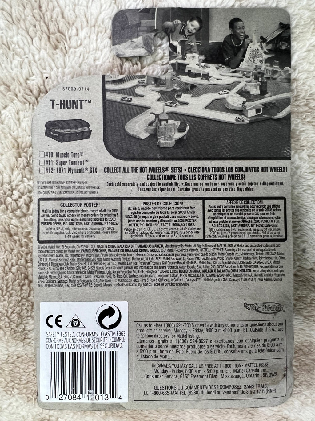🔥🔥🔥🔥2003 Hot Wheels Treasure Hunt #10 Muscle Tone HW19🔥🔥🔥🔥