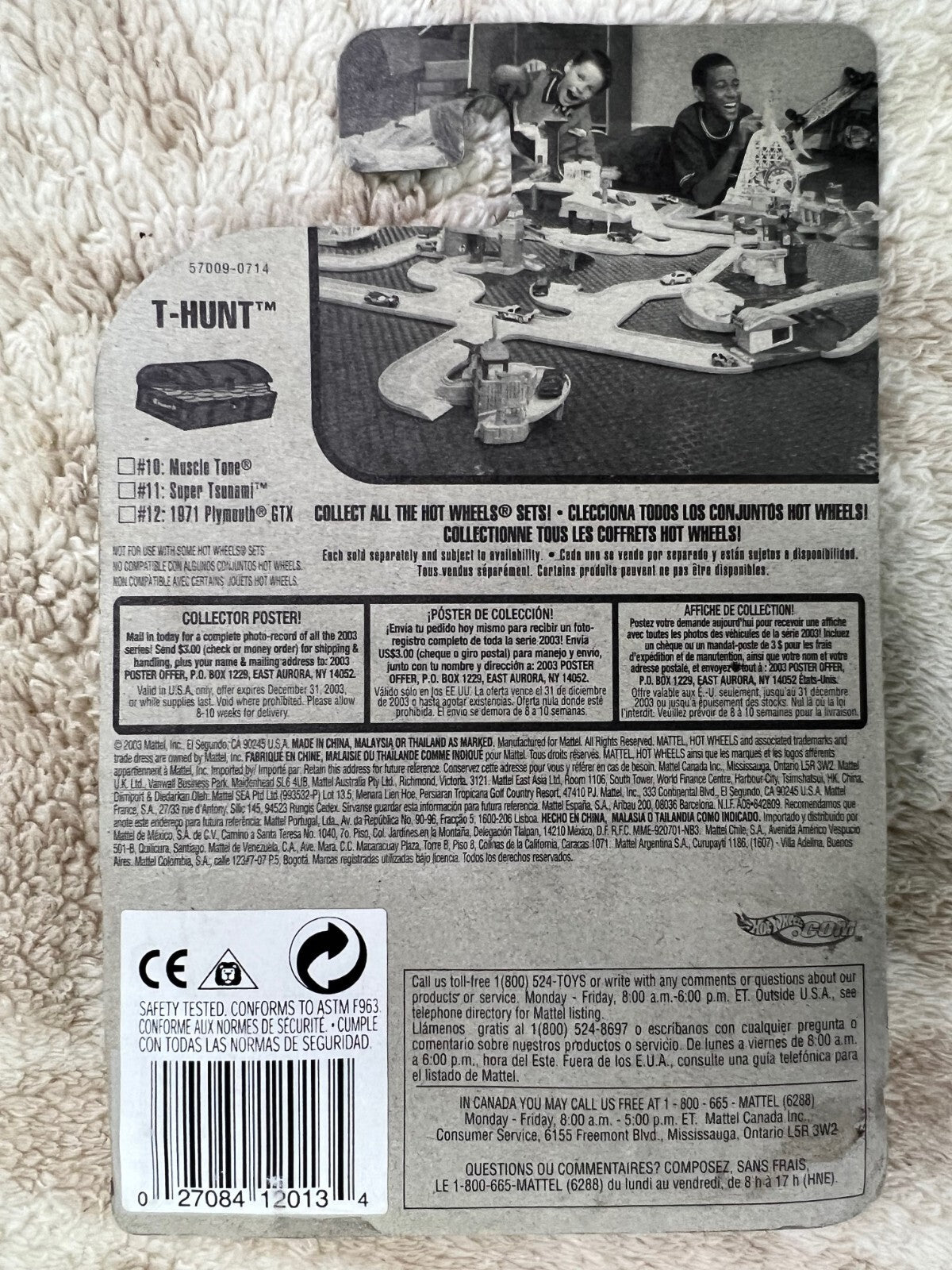 🔥🔥🔥🔥2003 Hot Wheels Treasure Hunt #10 Muscle Tone HW19🔥🔥🔥🔥