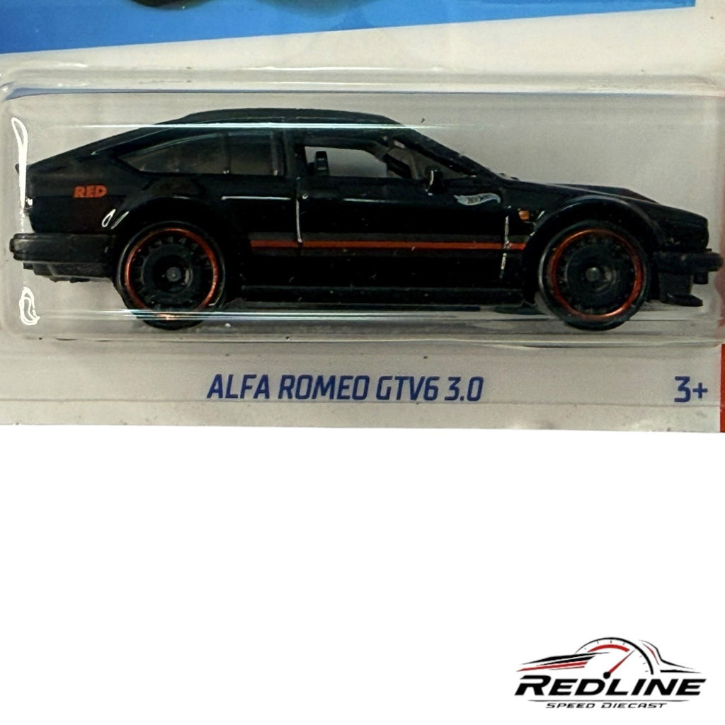 🇮🇹Hot Wheels Alfa Romeo GTV6 3.0 98/250 Black Red Edition H35🇮🇹