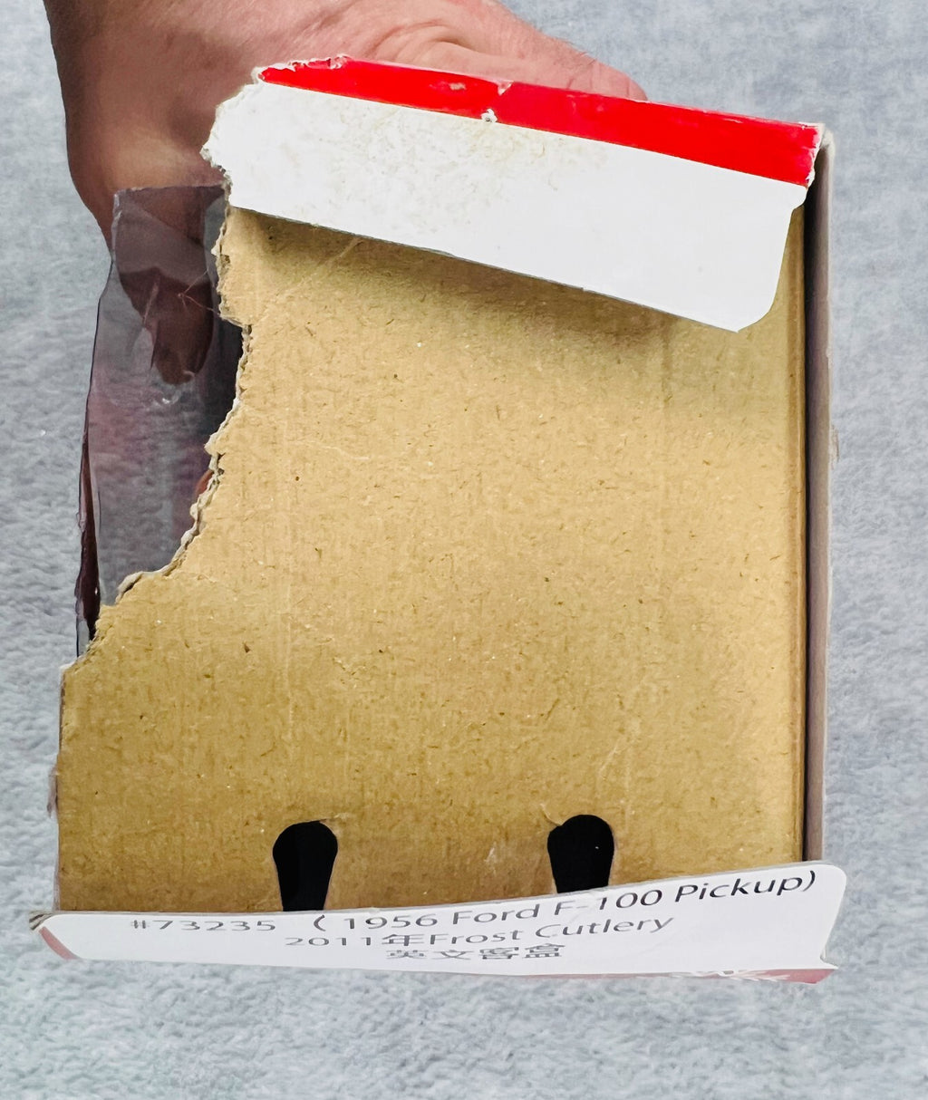 🎄🎄Motor Max 1/24 1956 Ford F-100 Pickup Red BOX DAMAGED🎄🎄🎄