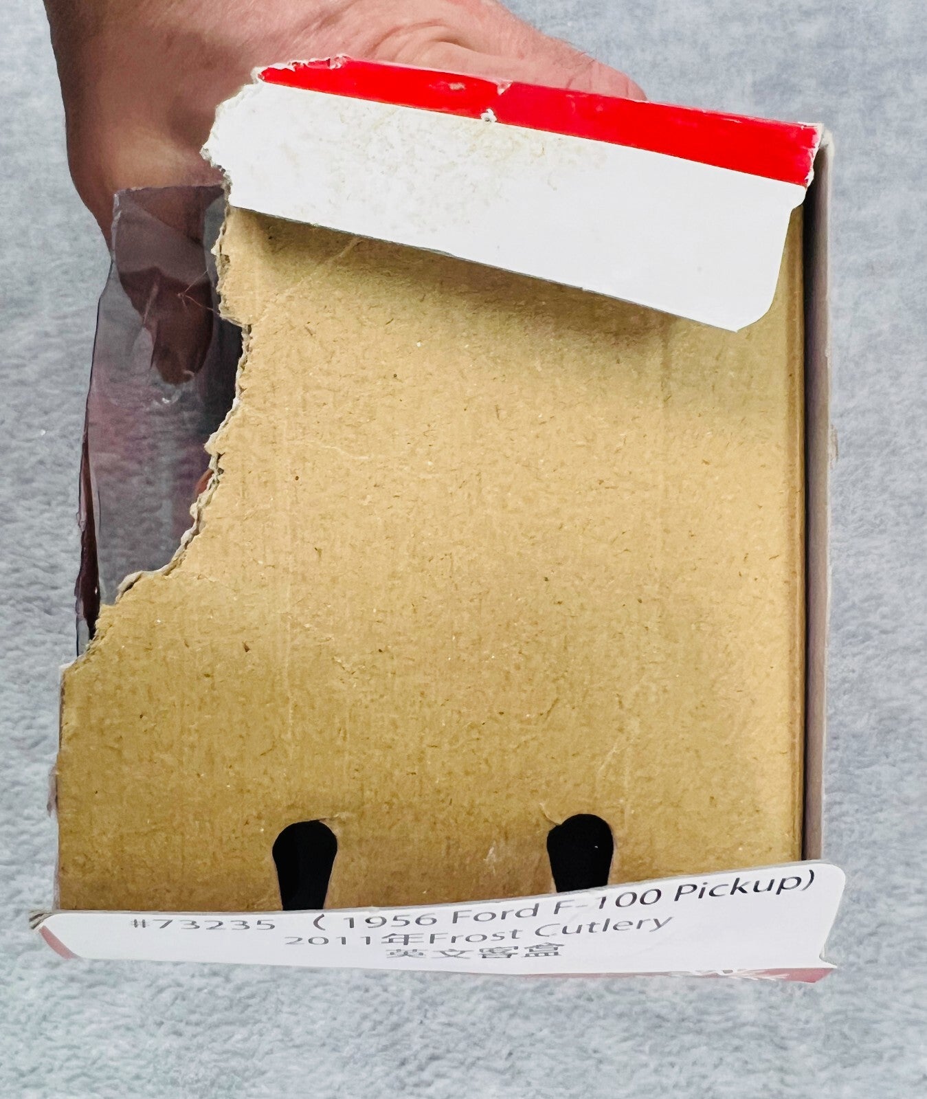 🎄🎄Motor Max 1/24 1956 Ford F-100 Pickup Red BOX DAMAGED🎄🎄🎄