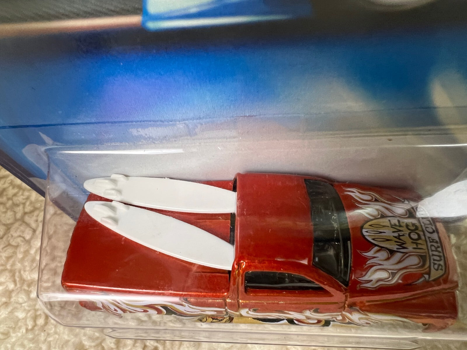 🔥🔥🔥Hot Wheels 2003 Switchback Wave Hog Red Flame Truck Surf Boards HW18🔥🔥🔥