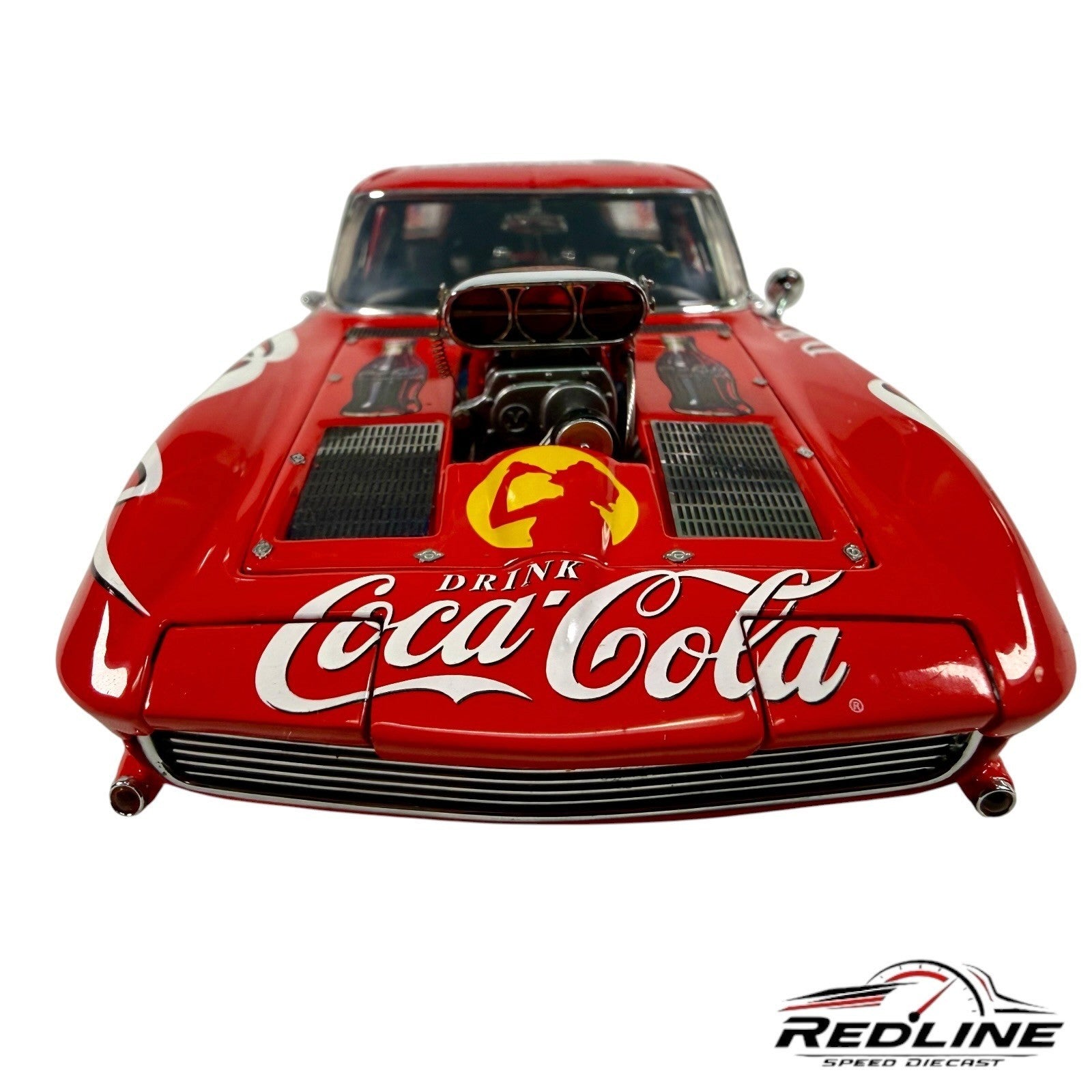 🏁🏁Danbury Mint 1963 Coca Cola Corvette Pro Mod 1:24 C2🏁🏁