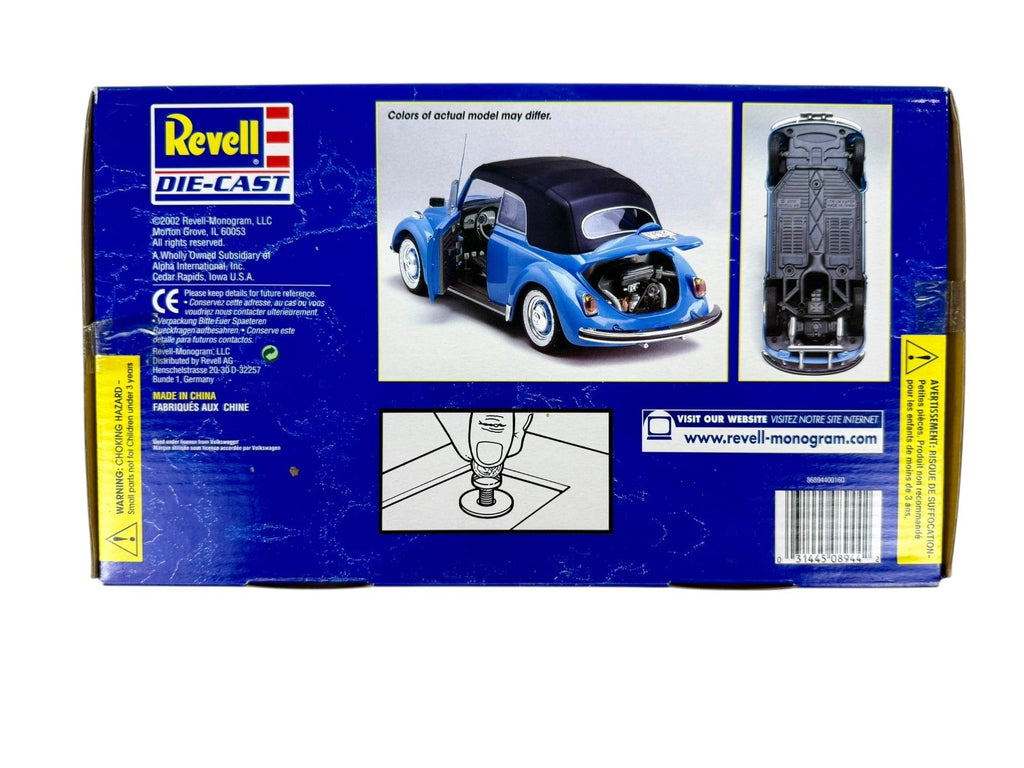 🇩🇪🇩🇪Revell Volkswagen Convertible Yellow 1:18 B3🇩🇪🇩🇪